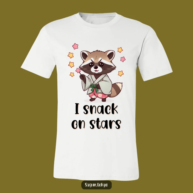 Funny Raccoon Kimono Tee - Cool & Hilarious Gift for Him!